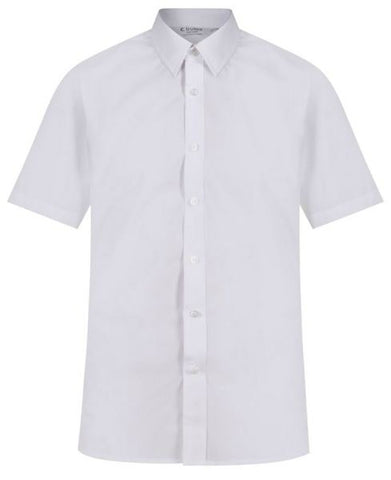 TRUTEX SHORT SLEEVE NON IRON SLIM FIT SHIRT (TWIN PACK)