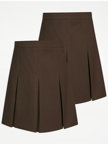 FORE GORE SKIRT BROWN