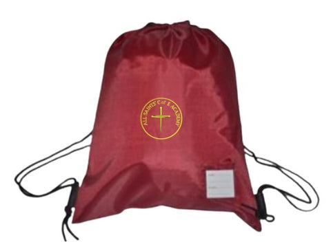 ALL SAINTS' C OF E ACADEMY LEEK WOOTTON PE BAG