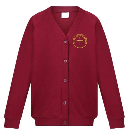 ALL SAINTS' C OF E ACADEMY LEEK WOOTTON CARDIGAN