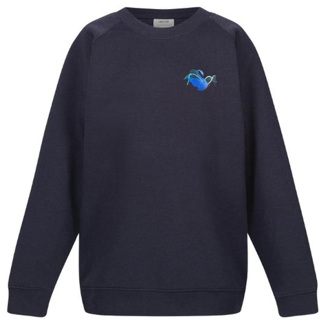 BEWDLEY SCHOOL NAVY CREW SWEATSHIRT - NEW FOR 2026