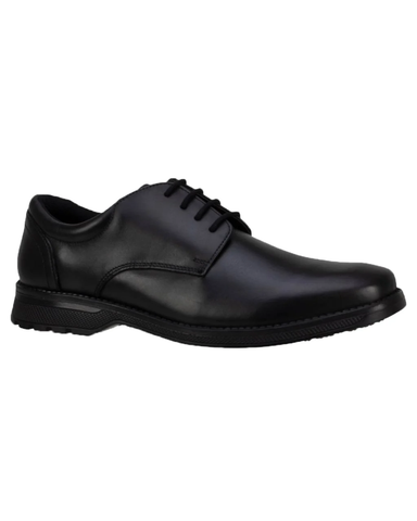 Clerk Tyson Black Leather Lace Up Shoe