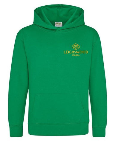 LEIGHSWOOD HOODY KELLY GREEN