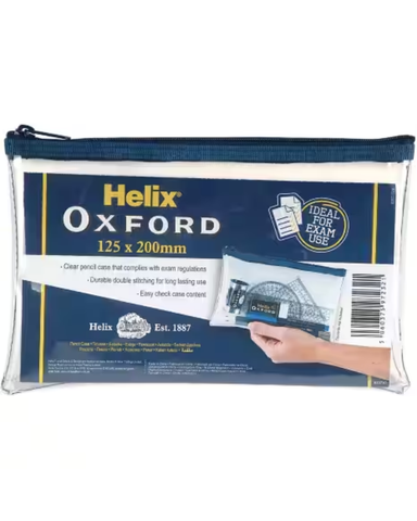 OXFORD CLEAR PENCIL CASE