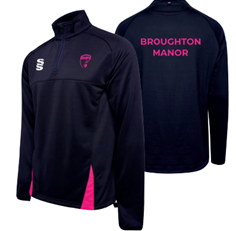 BROUGHTON MANOR 1/4 ZIP PERFORMANCE TOP