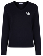 Q3 ACADEMY GIRLS FIT V-NECK JUMPER