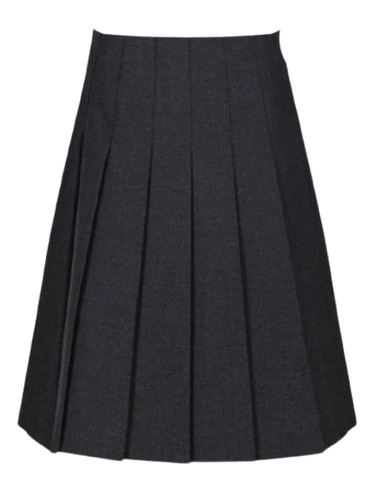 TRUTEX SENIOR STITCH DOWN PLEAT SKIRT (GREY)