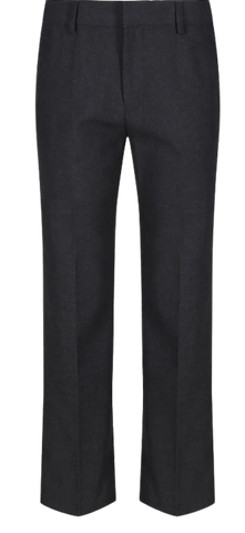 TRUTEX SENIOR BOYS SLIM LEG TROUSERS (GREY)