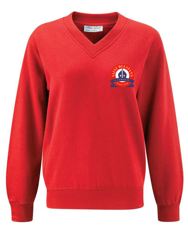 ST WULSTAN'S V-NECK SWEATSHIRT – Clive Mark