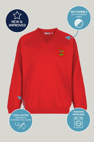 KING CHARLES PRIMARY V-NECK SWEATSHIRT