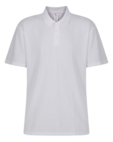 WHITE PLAIN POLO SHIRTS