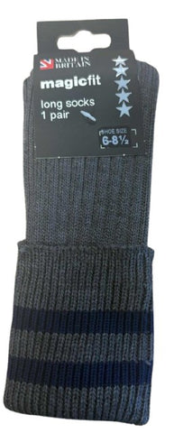 WARWICK PREP & WARWICK JUNIOR SCHOOL GREY KNEE HIGH SOCKS