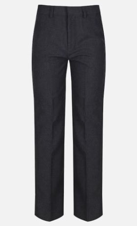 TRUTEX CFJ JUNIOR BOYS CLASSIC FIT TROUSERS (CHARCOAL)