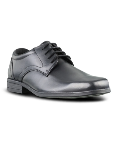Thomas Black Leather Lace Up Shoe