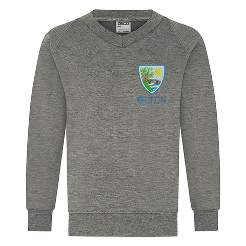 OLTON SCHOOL V-NECK SWEATSHIRT