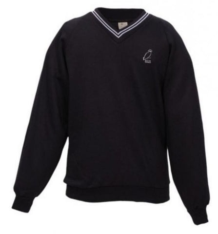 BARTLEY GREEN V-NECK SWEATSHIRT