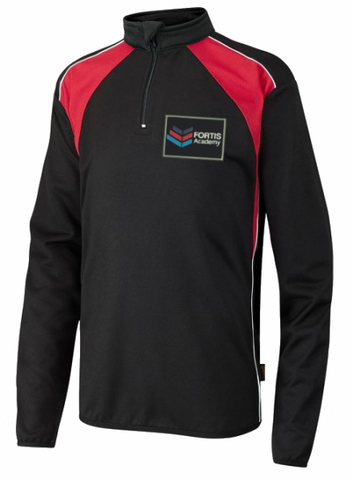 FORTIS ACADEMY 1/4 ZIP TRAINING TOP