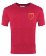 ST MARY CATHOLIC (WEDS) RED TEE