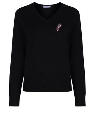 Black school jumpers womens best sale