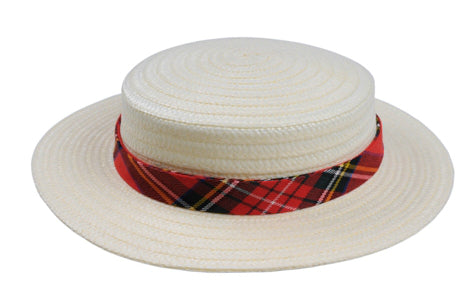 ST JOSEPH'S PREPARATORY PLAIN STRAW HAT