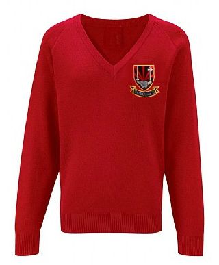ST MICHAEL'S CE V-NECK KNITWEAR (MADE TO ORDER)