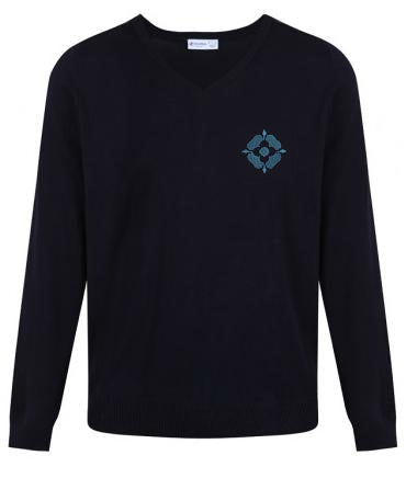 ST GEORGE'S V-NECK JUMPER