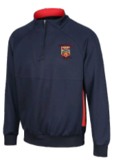 HIGHCLARE TRACK TOP NAVY/RED