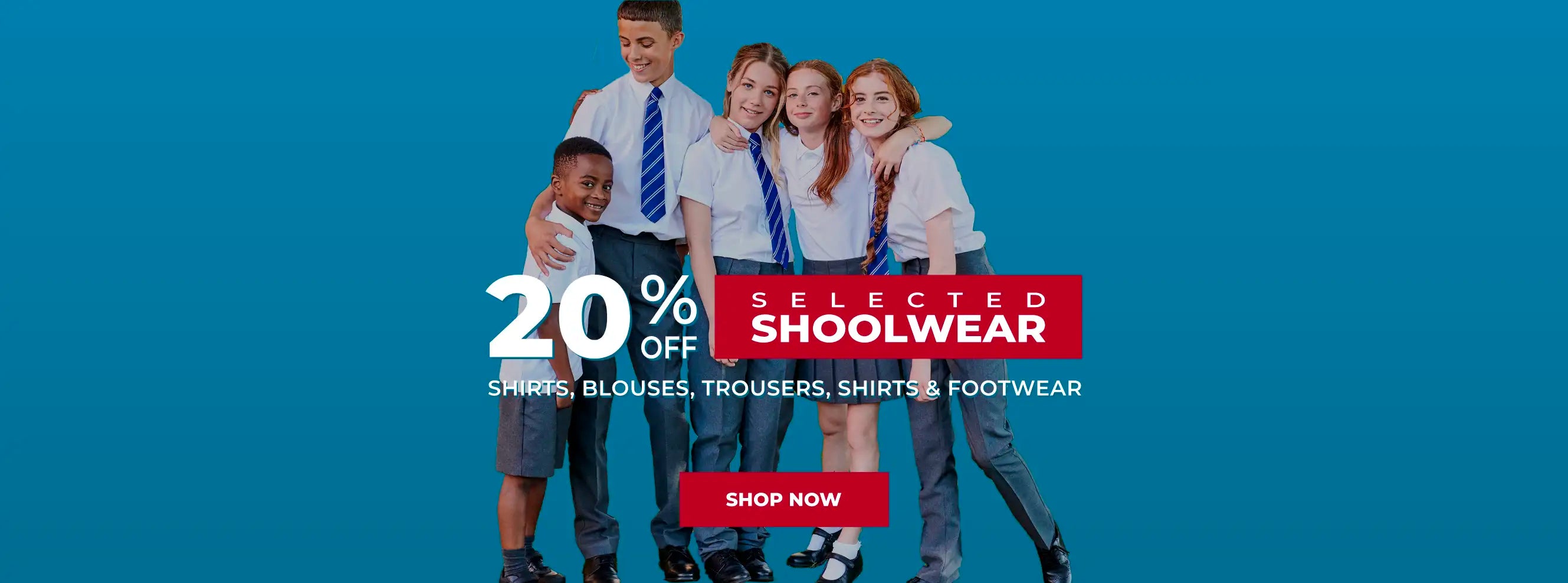20% Off Selected Schoolwear